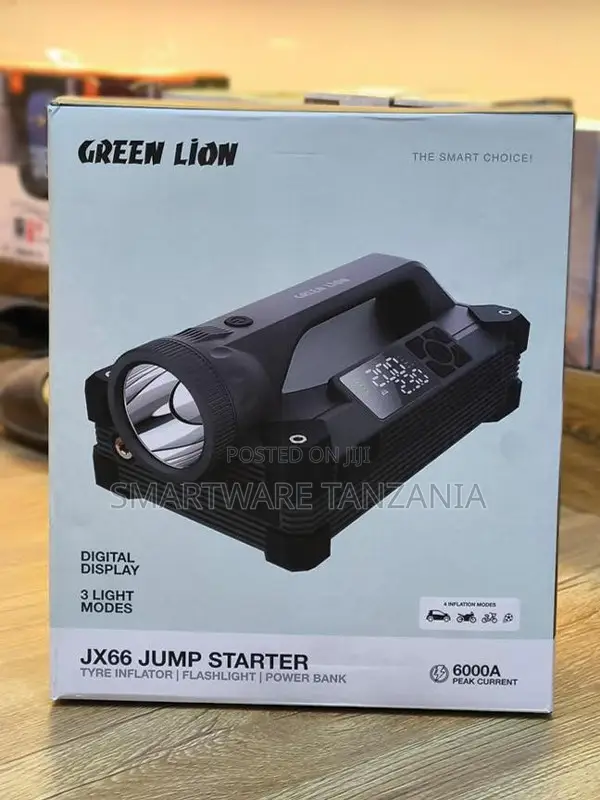 Green Lion Jx66 Jump Starter: Your All-in-One Roadside Companion