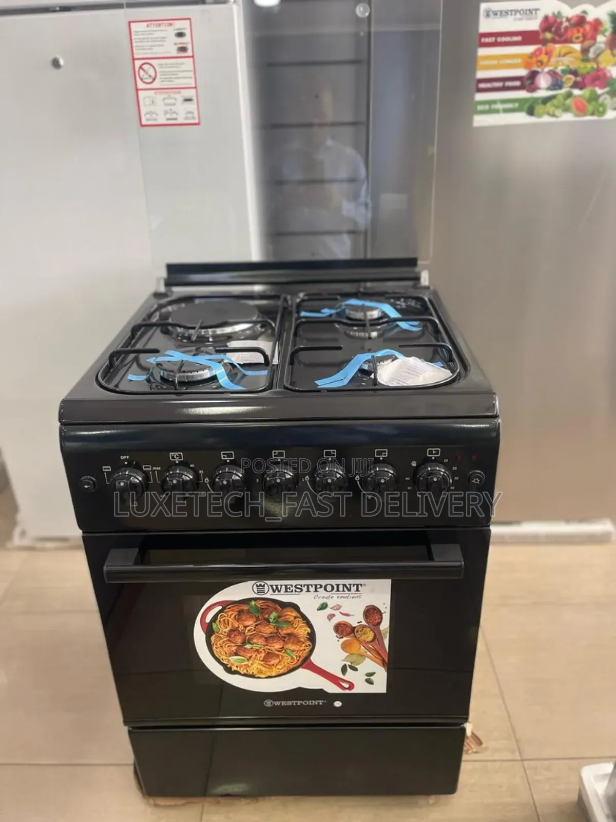 West Point 3 Gas + 1 Electric Cooker 60×60