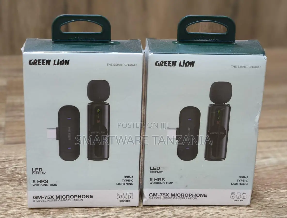 Green Lion Gm-75x Microphone With 3-Level Noise Cancellation