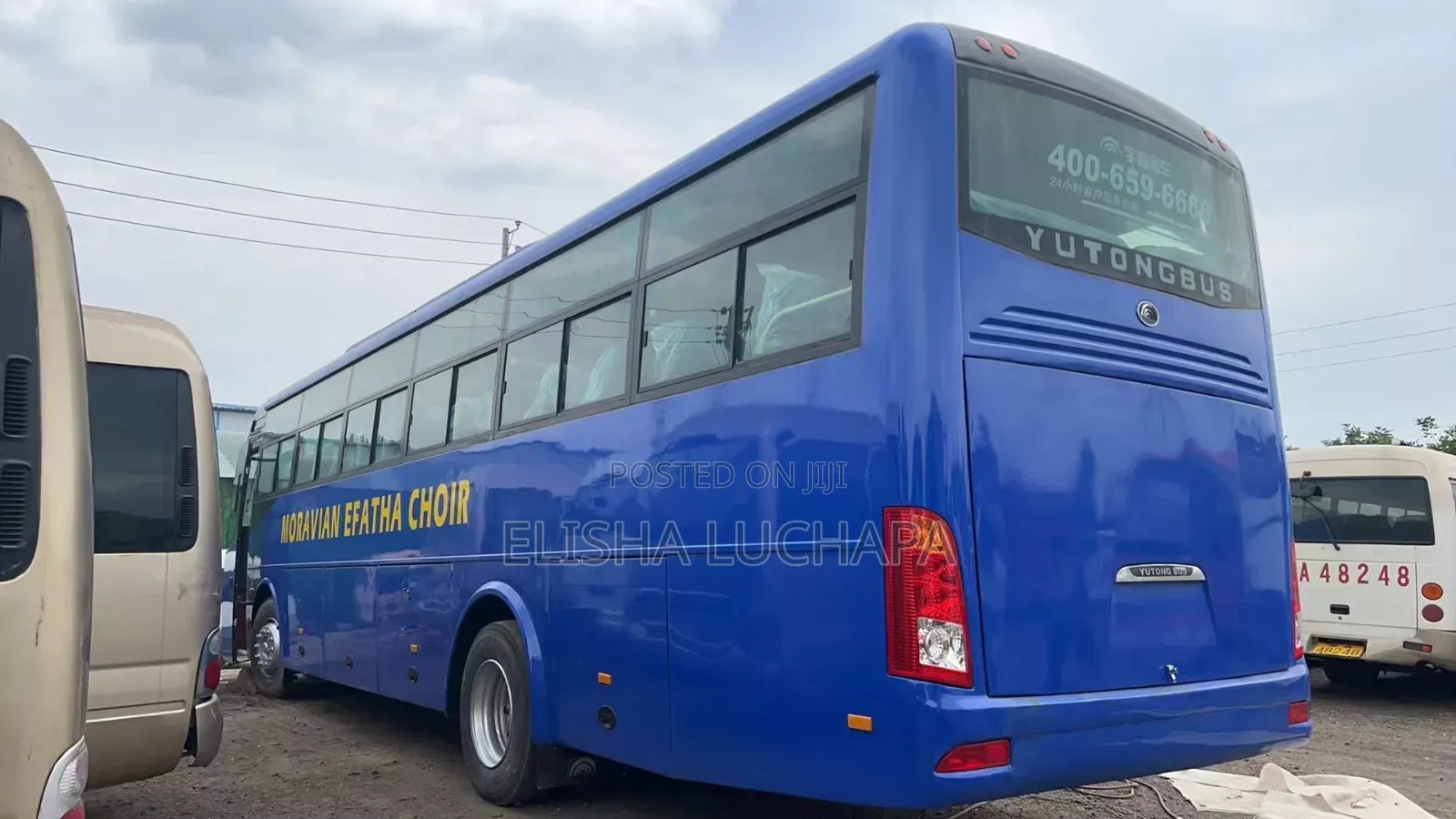 Yutong Sightseeing Bus 2019 Blue
