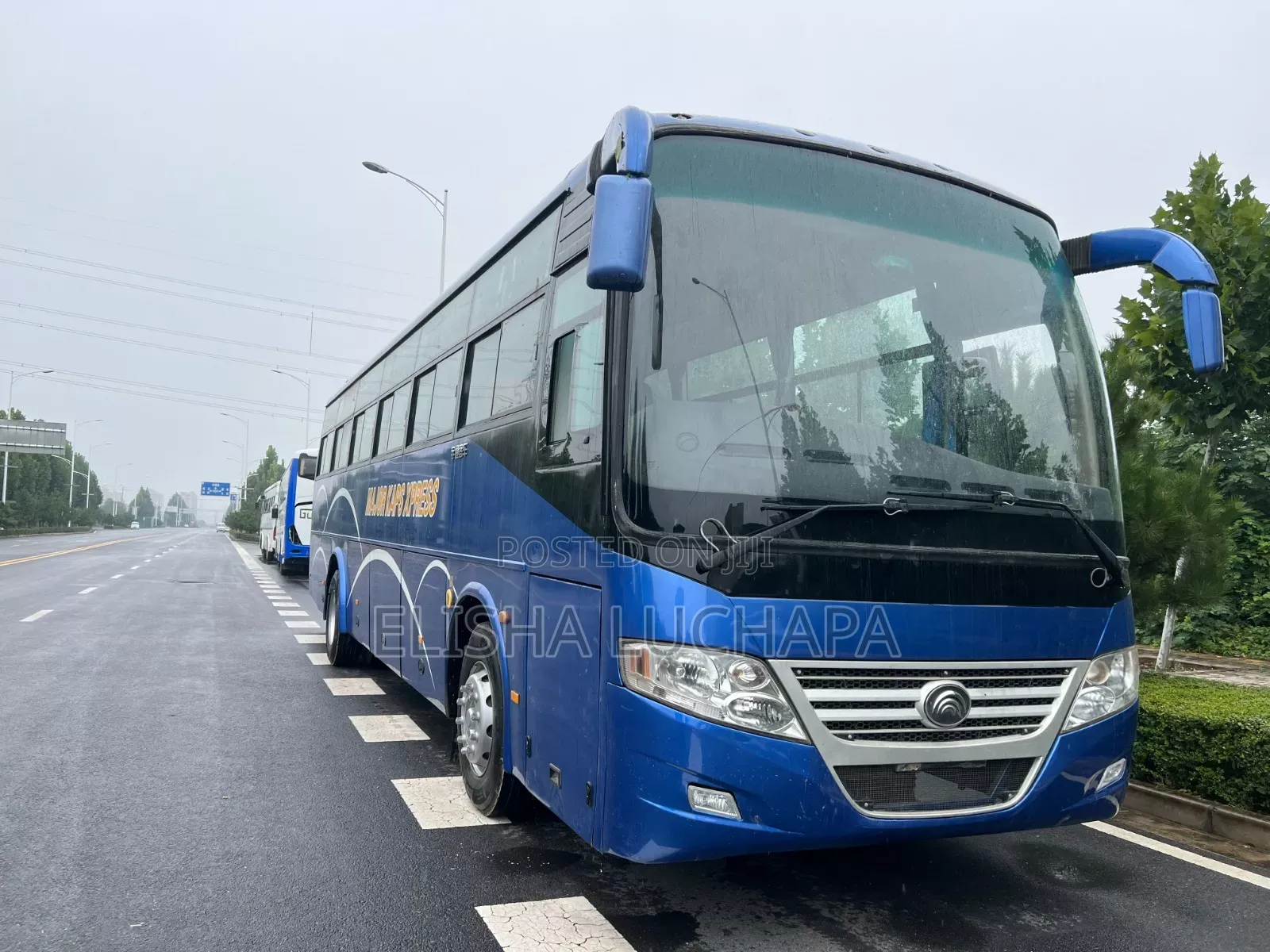 Yutong Sightseeing Bus 2019 Blue