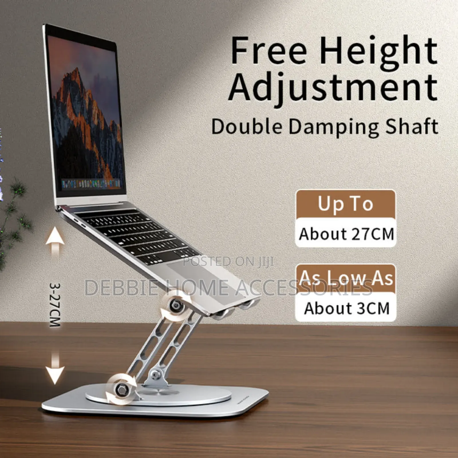 Laptop Stand 360° Rotatable Foldable Aluminum Alloy