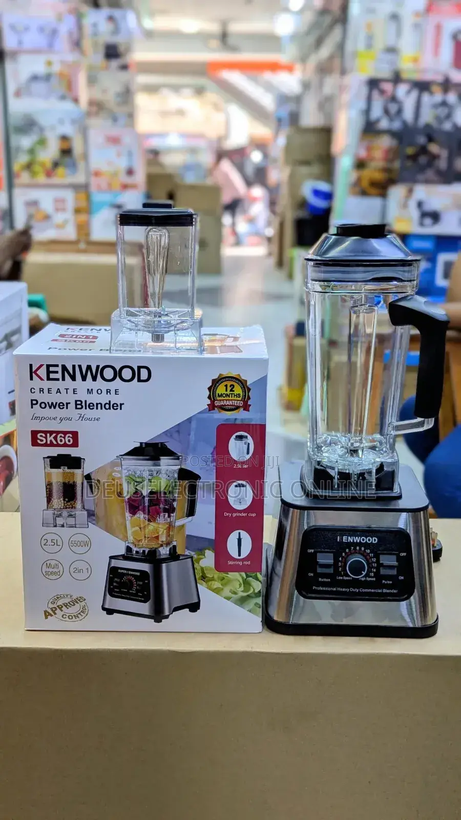 Kenwood Heavy Duty Blender 2l 2jar