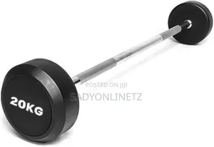 Fixed Rubber Barbell 20kg