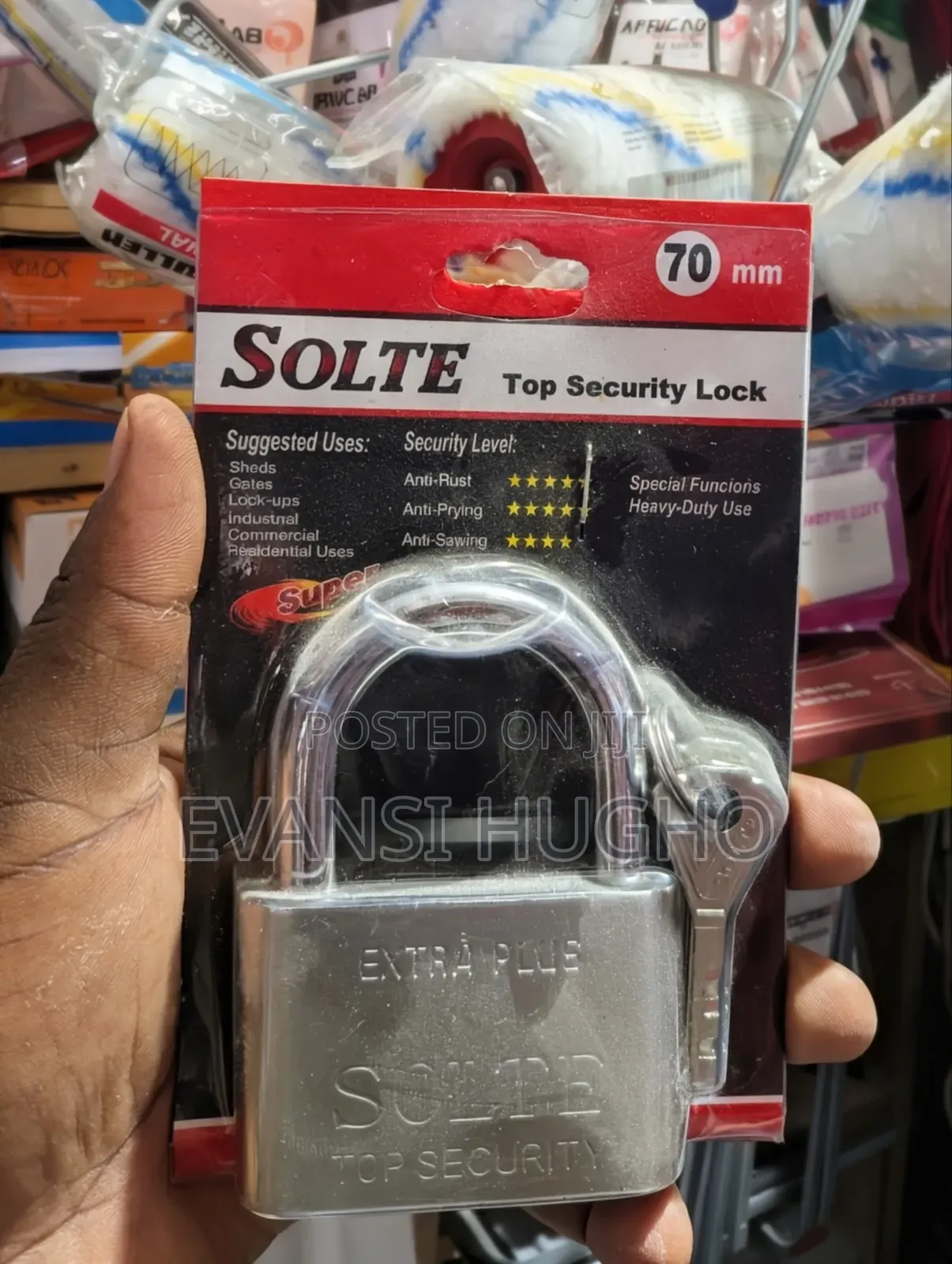 Solte 70mm Padlock