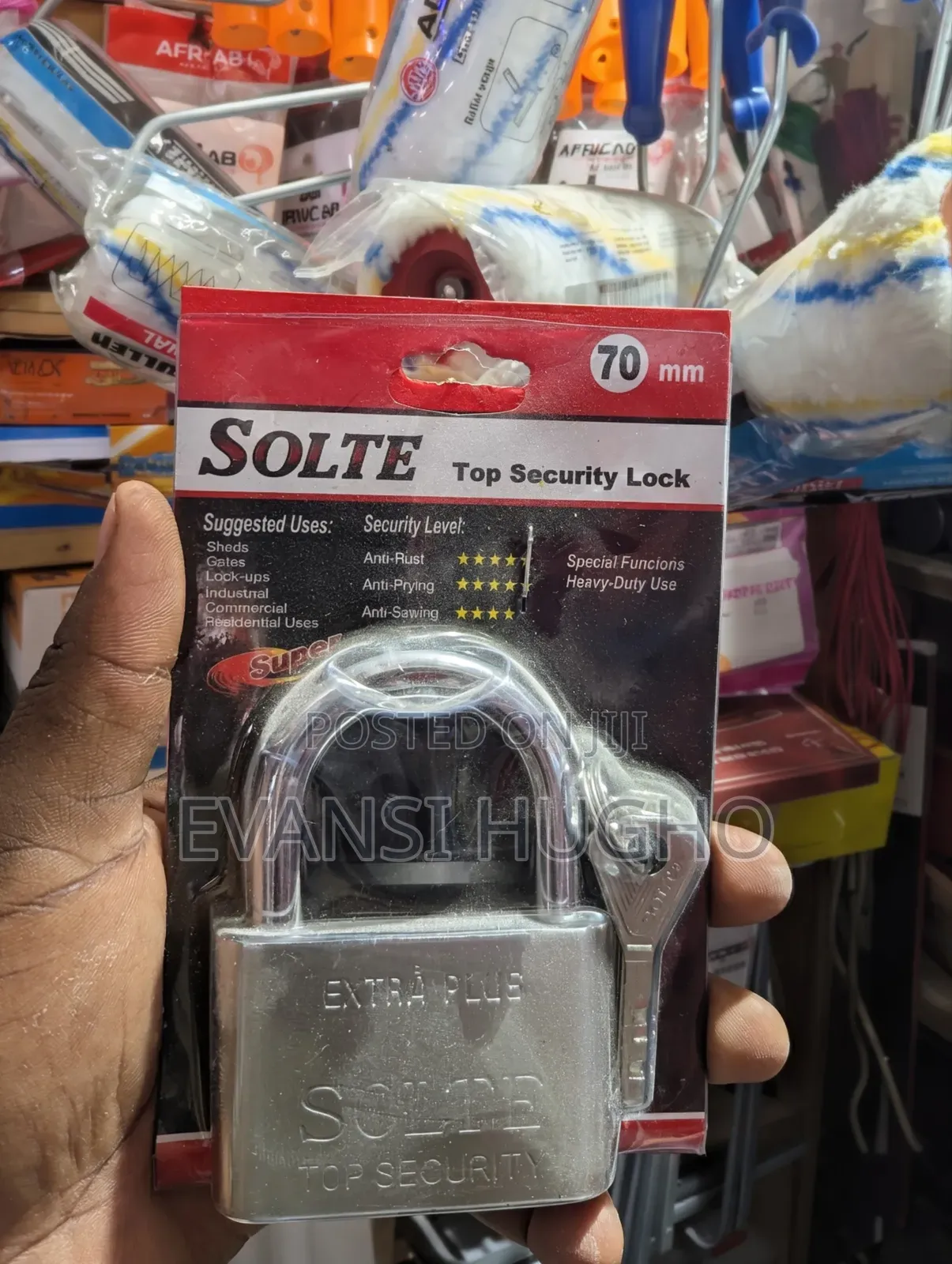 Solte 70mm Padlock