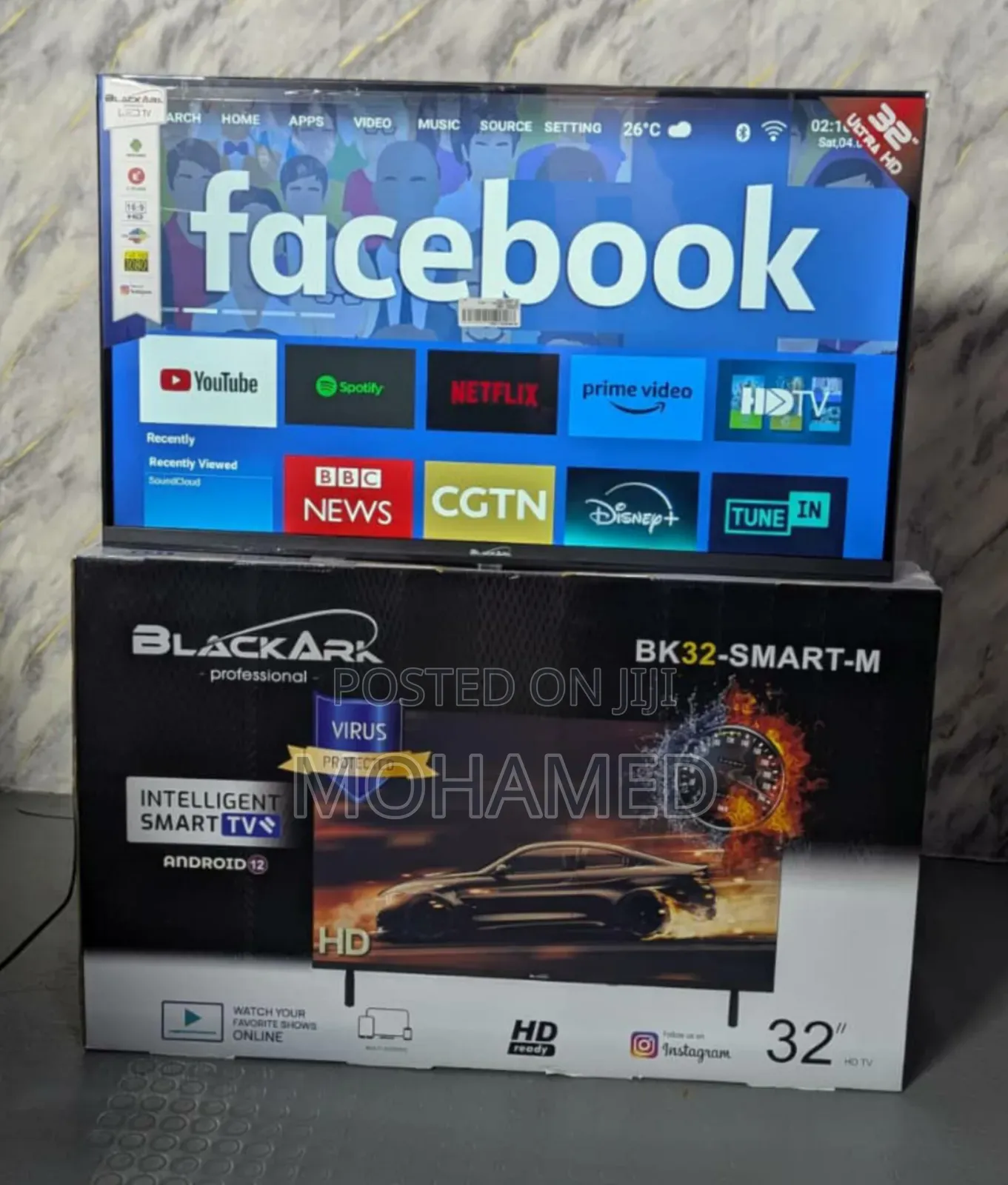 Black Ark Smart Tv Inch 32