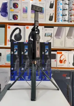 C12 Ai Tracking Stable Selfie Stick/Stand