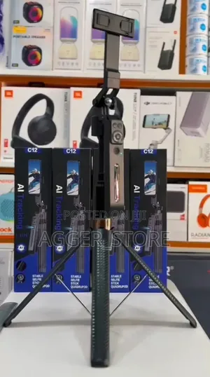 C12 Ai Tracking Stable Selfie Stick/Stand