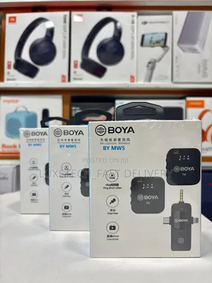 Boya by-Mw5 Dual-Channel Wireless Microphone System