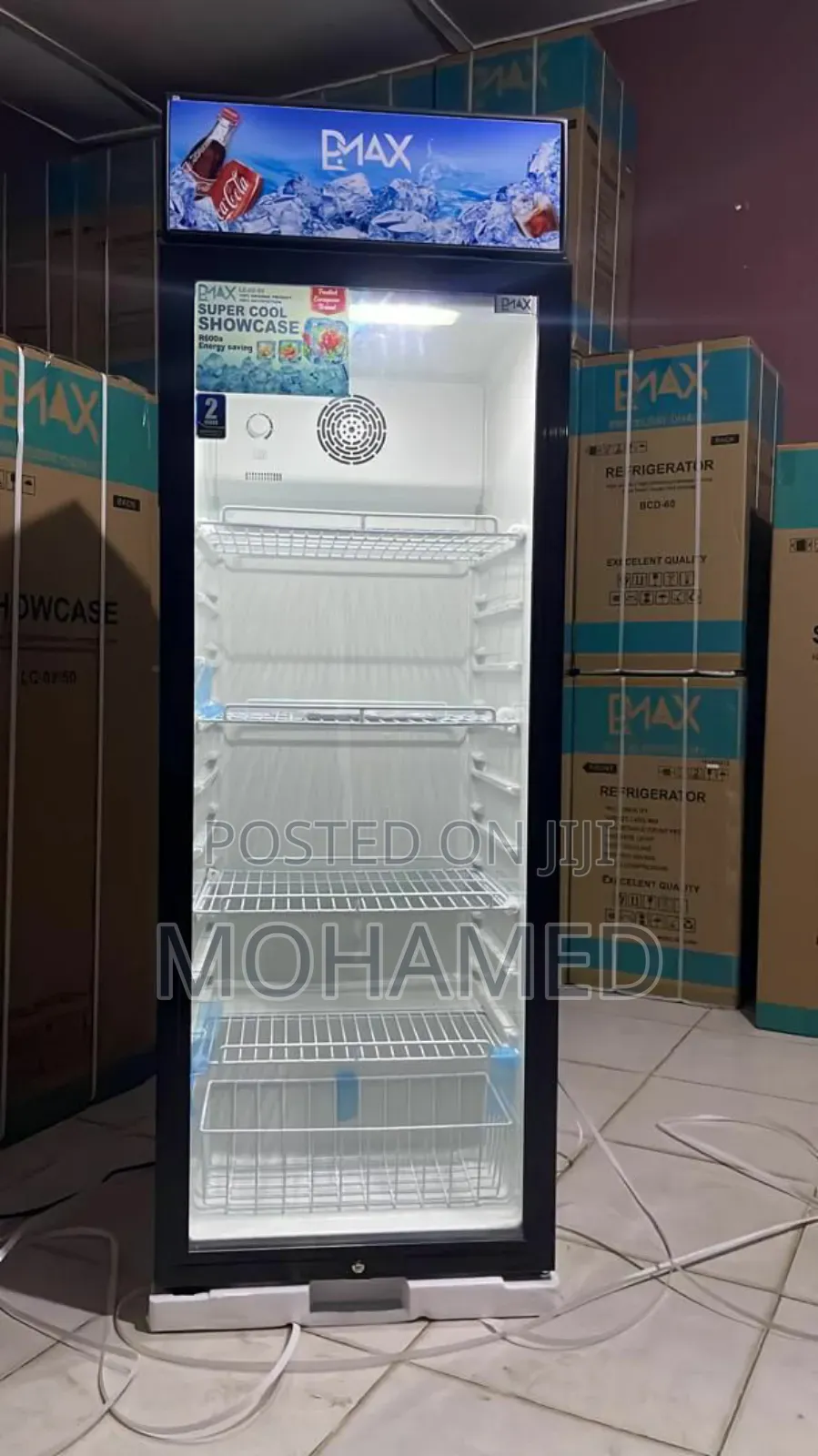 Bmax Showcase Fridge Liter 260