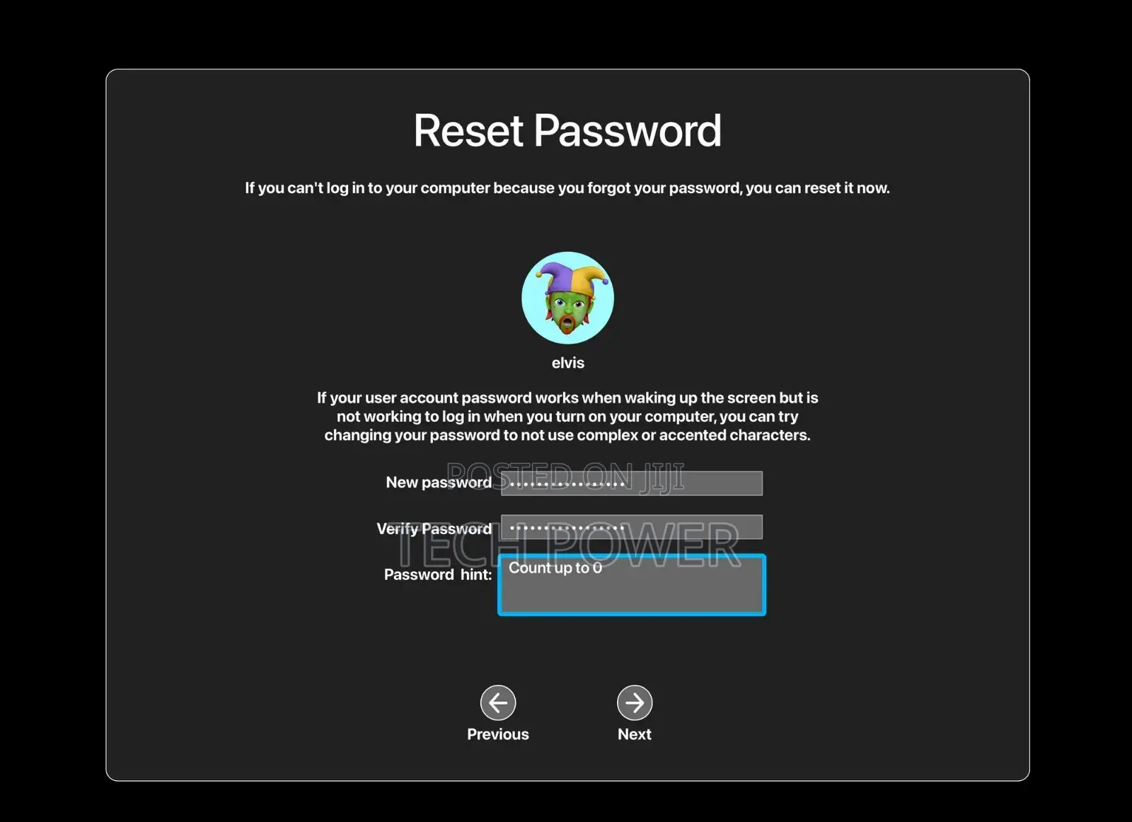 Windows/Mac Reset Password Computer