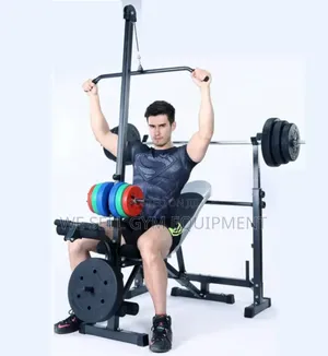 Bench With 50kg Adjustable Weight Set