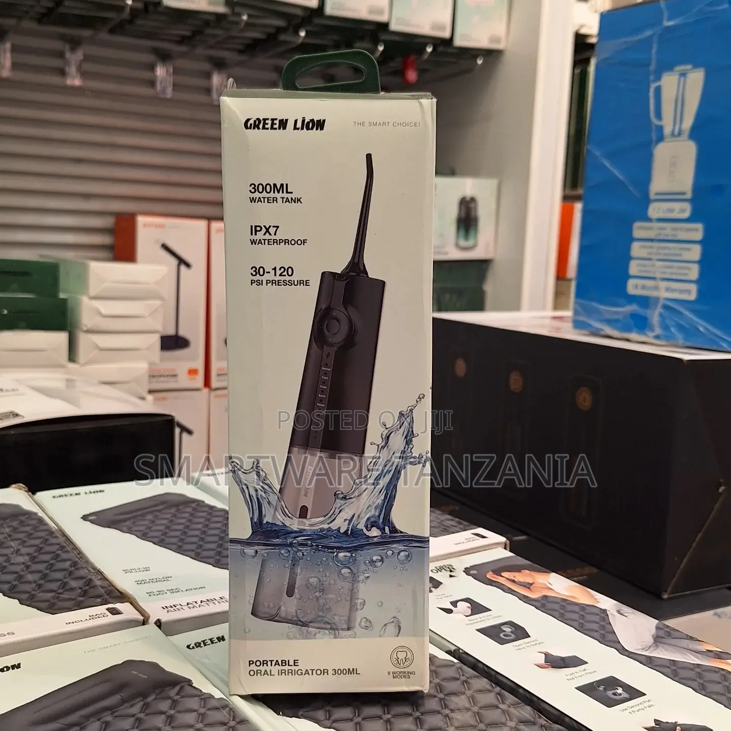 Green Lion Portable Oral Irrigator, 300ml Water Flosser