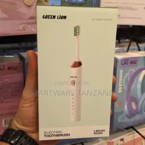 Green Lion Electric Toothbrush With 5 Modes And 4 Brush Heads