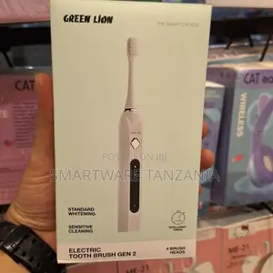 Green Lion Electric Toothbrush Gen-2 | 5 Modes, 4 Heads