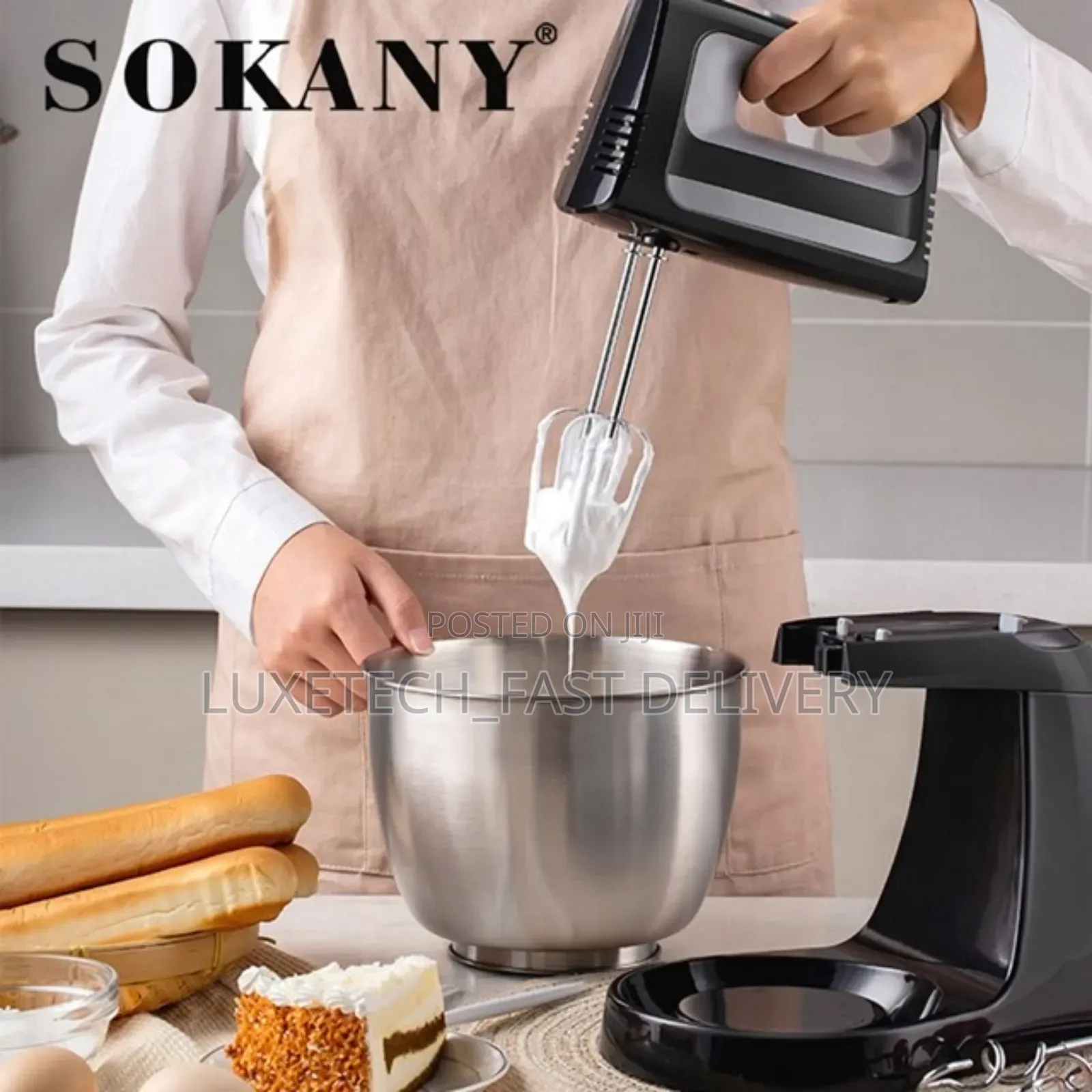 Sokany Cx-6622 Mini Stand Mixer 3.5 Liters (Small)