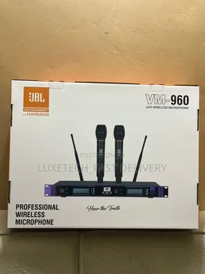 JBL Vm-960 Professional Uhf Wireless 2 Microphone System