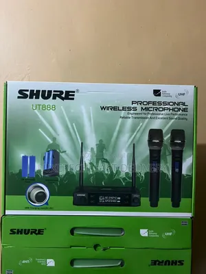Shure Ut888 Professional 2 Wireless Microphone Uhf