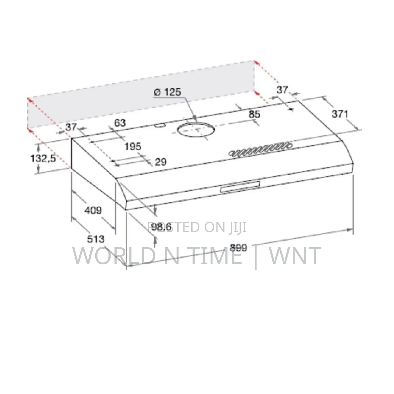 Ariston Cooker Hood 90cm Freestanding Stainless Steel Sl19.1(Ix)