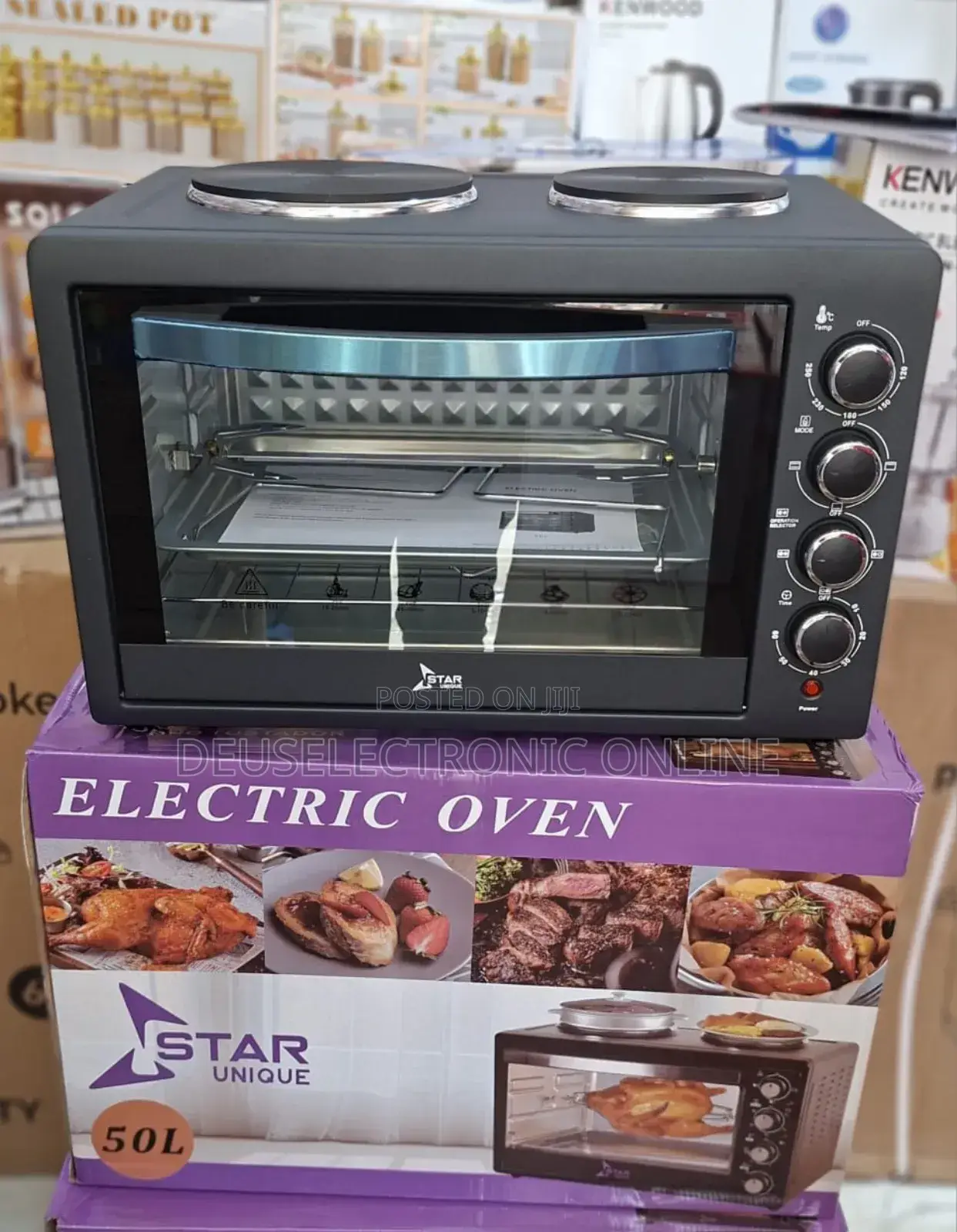 Electric Oven Star Uniq 2plat Lt.50