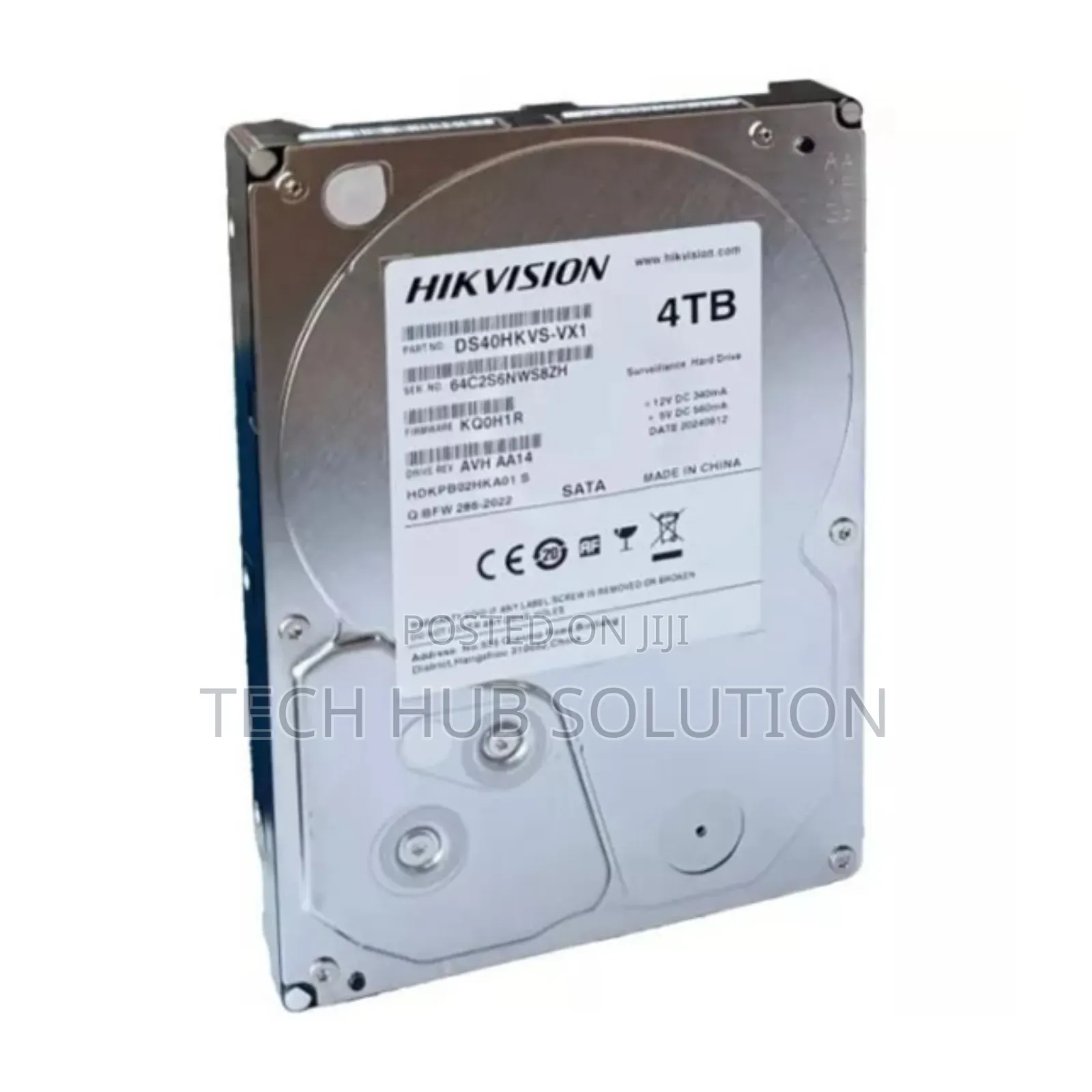 Hikvision Surveillance 4tb 3.5 Sata