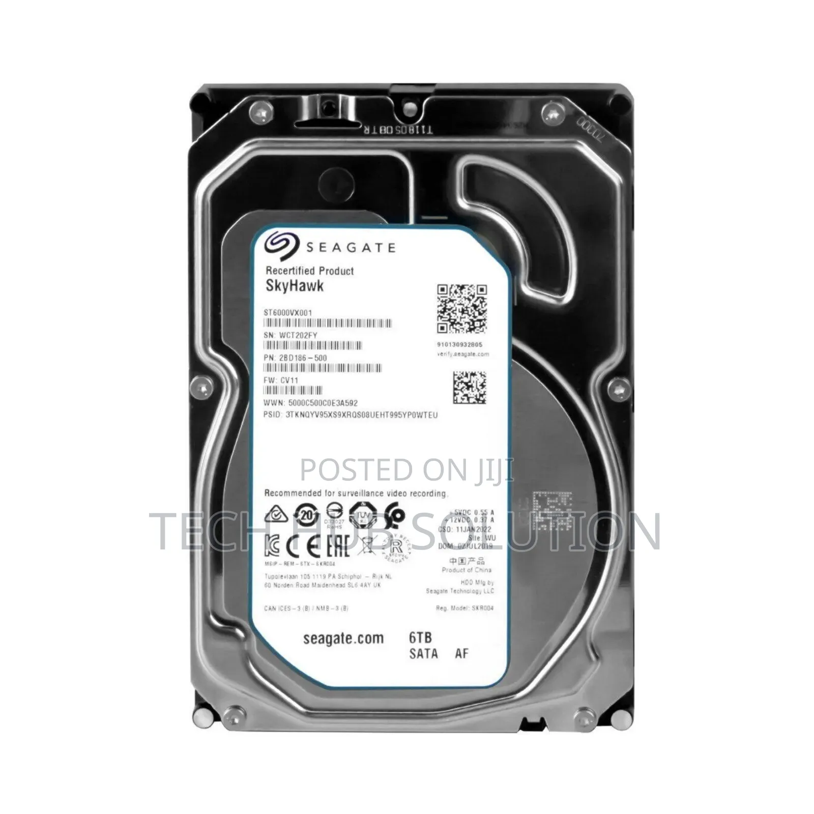 Seagate Sata 6tb Hdd( Hard Drive )
