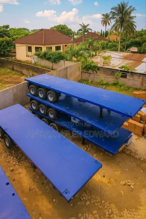 Flatbed Trailer With Spring