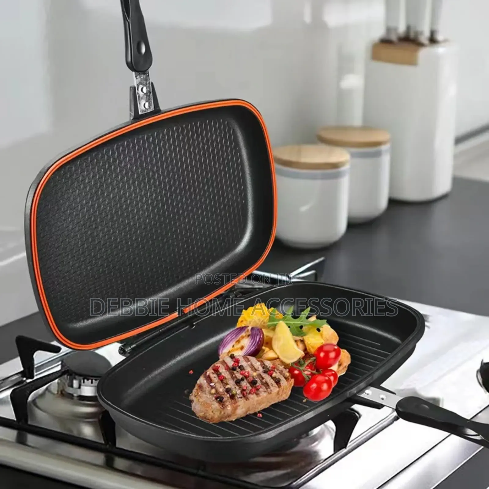 Non-Stick Multi-Usage Double Grill Pan