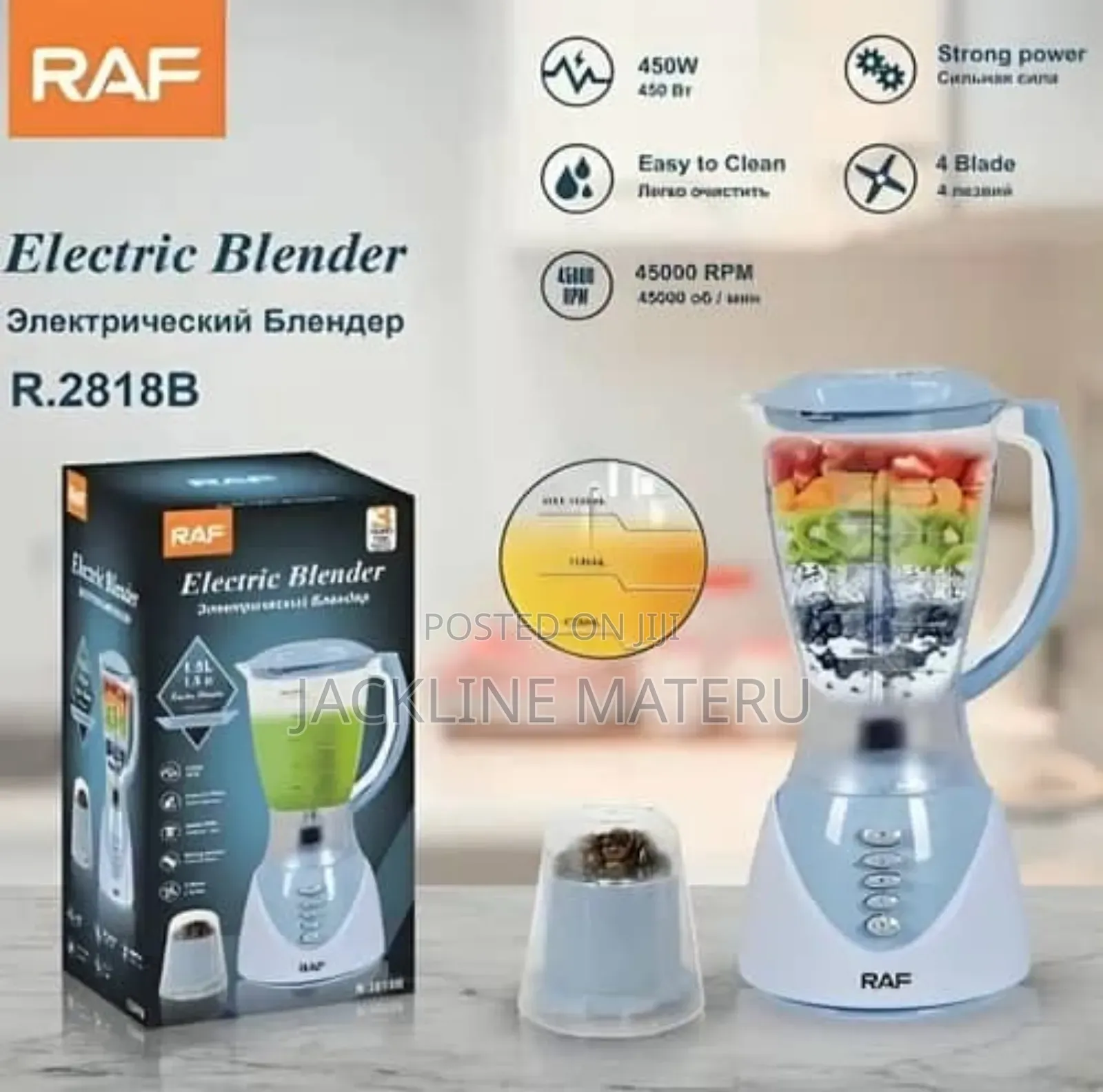 Raf Blender 1.5ltr 500w