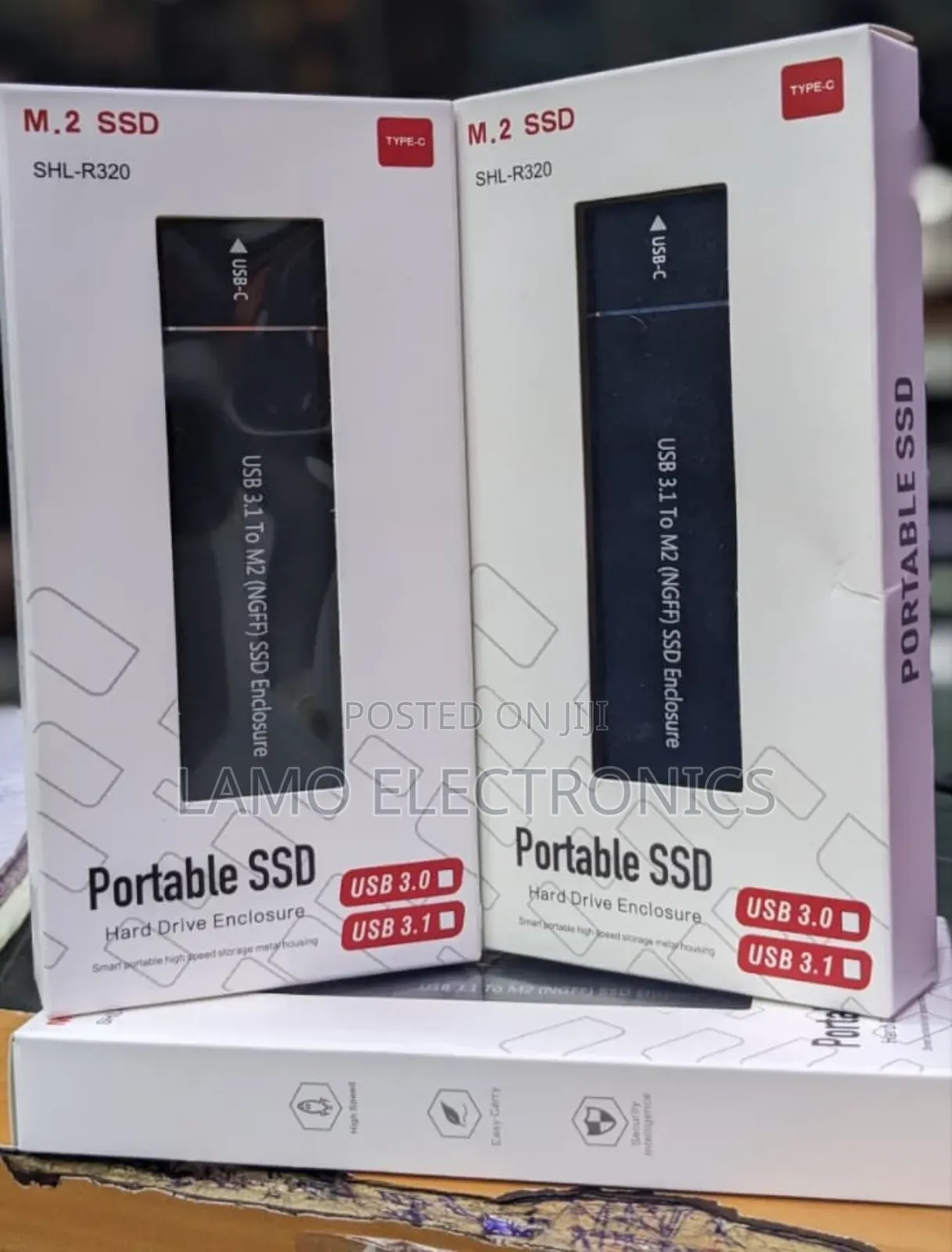 M.2 SSD SHL-R320 Usb 3.1 to M2(Ngff) Portable Hard Drive Enclosure