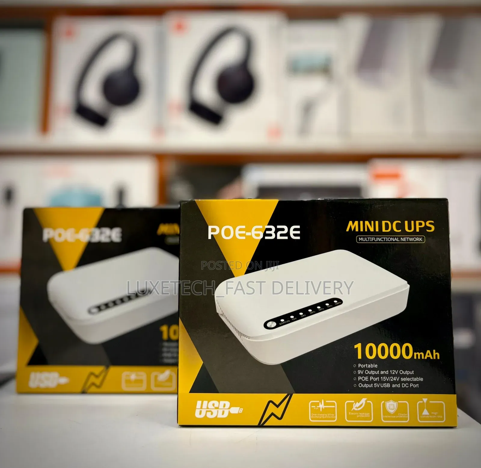 Multifunctional Network Mini Dc Ups 10000mah