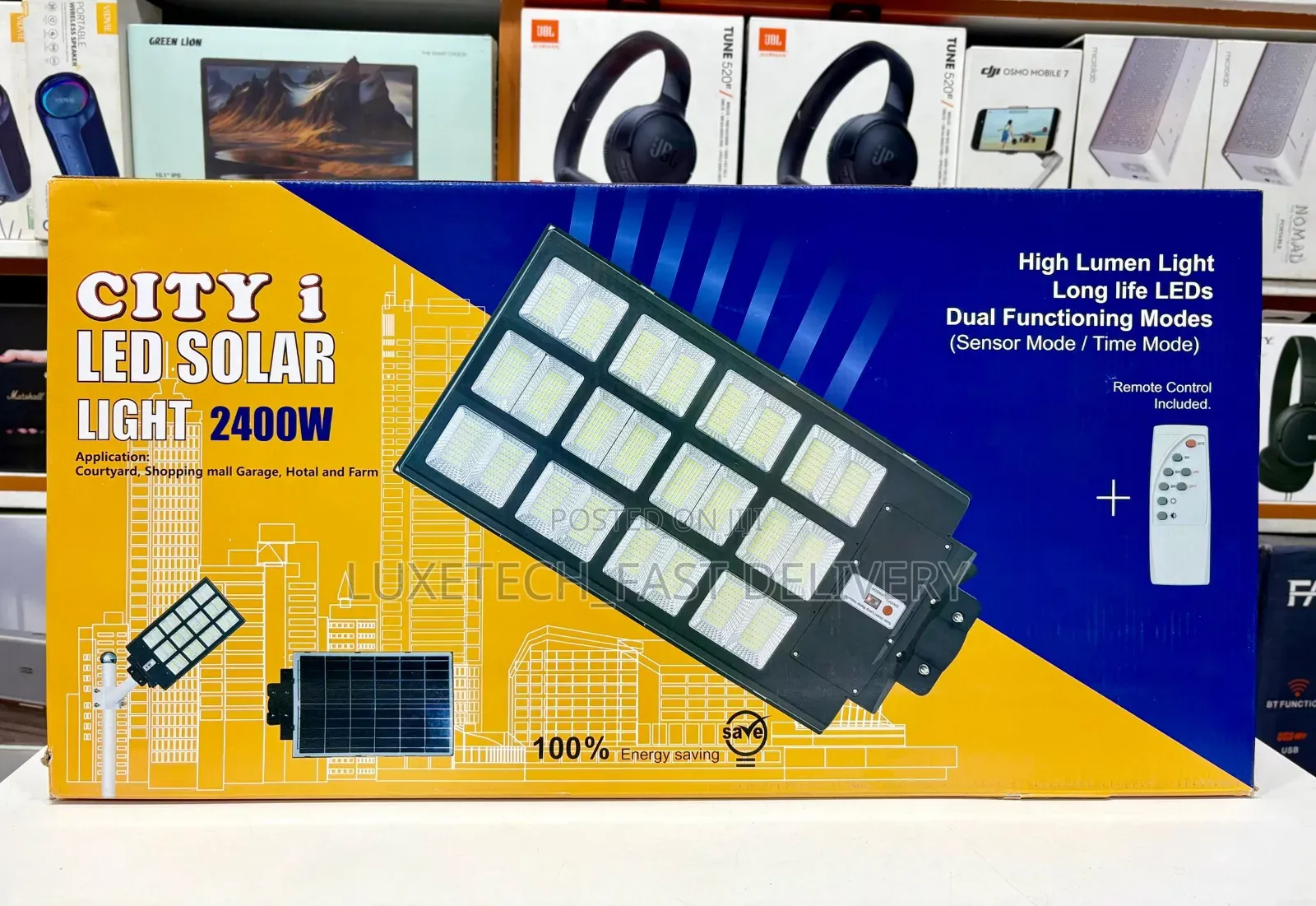 City Led Solar Light 2400w - High Brightness