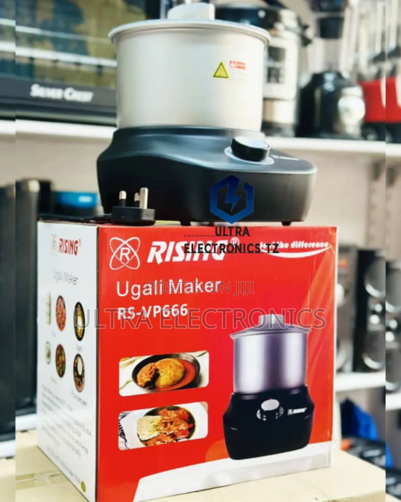 Rising Ugali Maker Fufu or Pounced Yam Maker Automatic Mixing Function