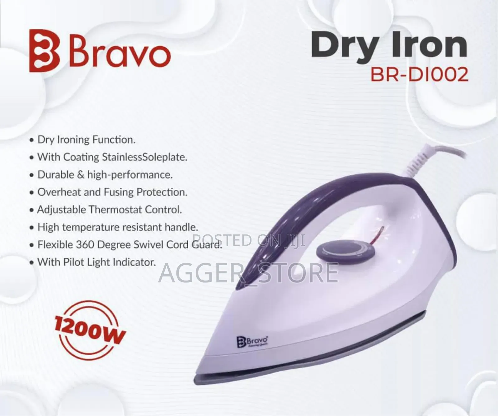 Bravo Dry Iron Br-Di002