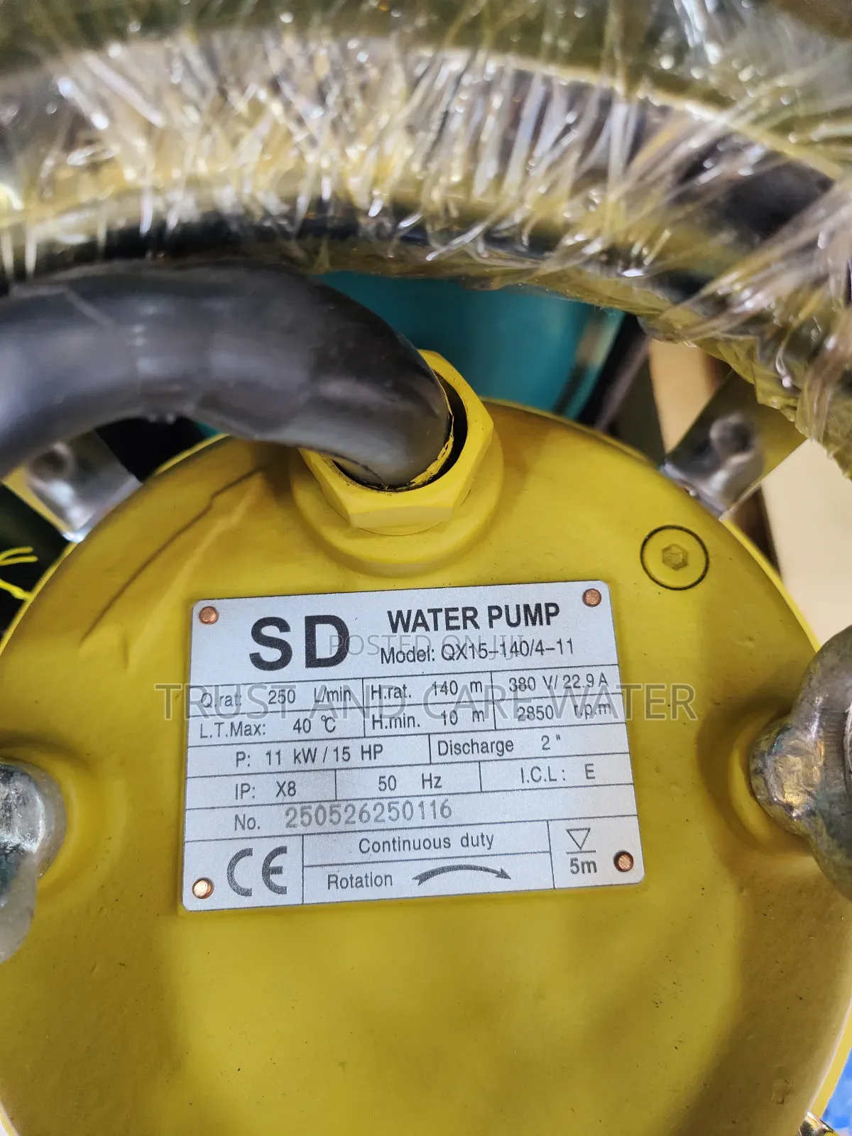 Sd Sewage Pump 15hp