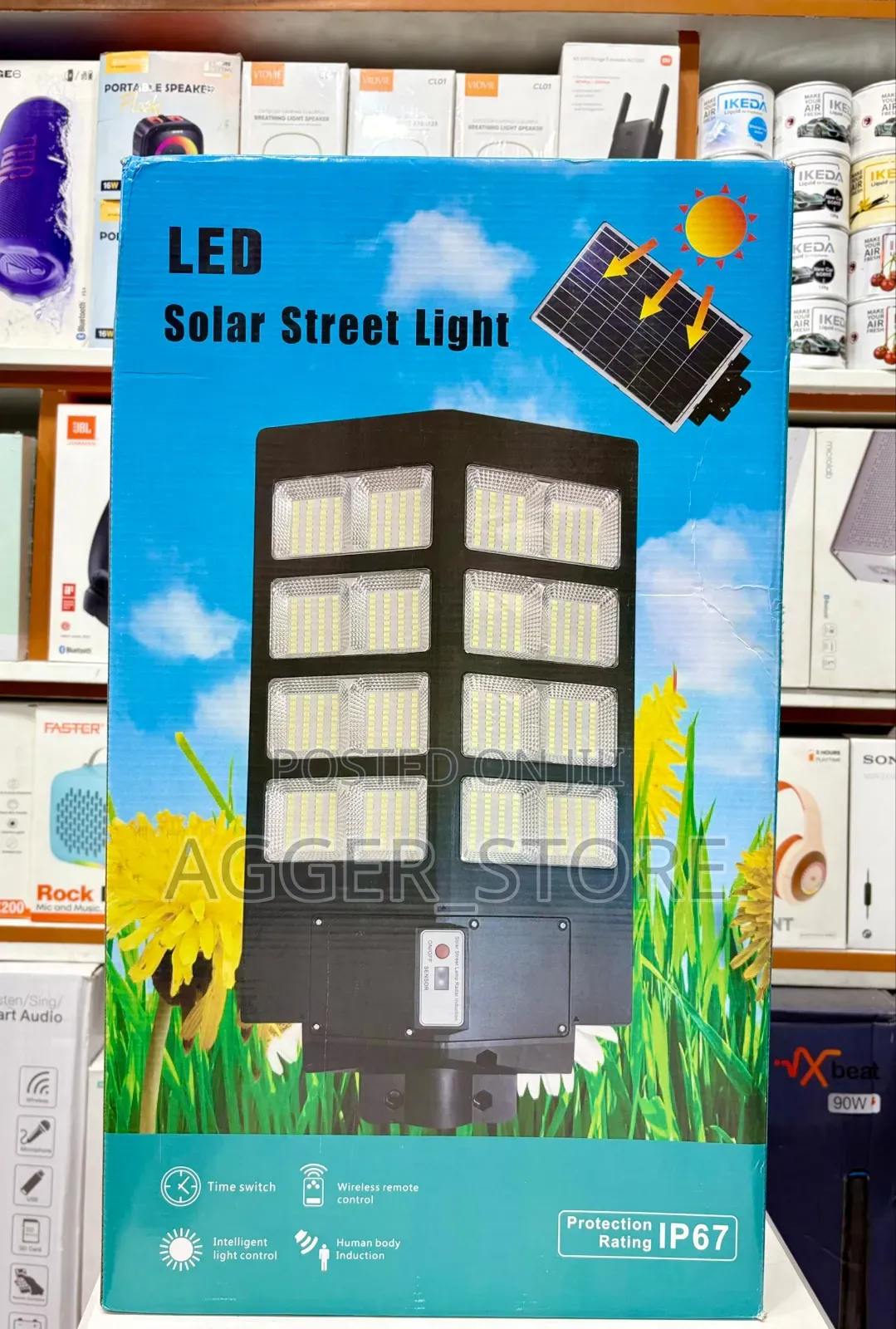Led Solar Lights (Watts 1200 ) New