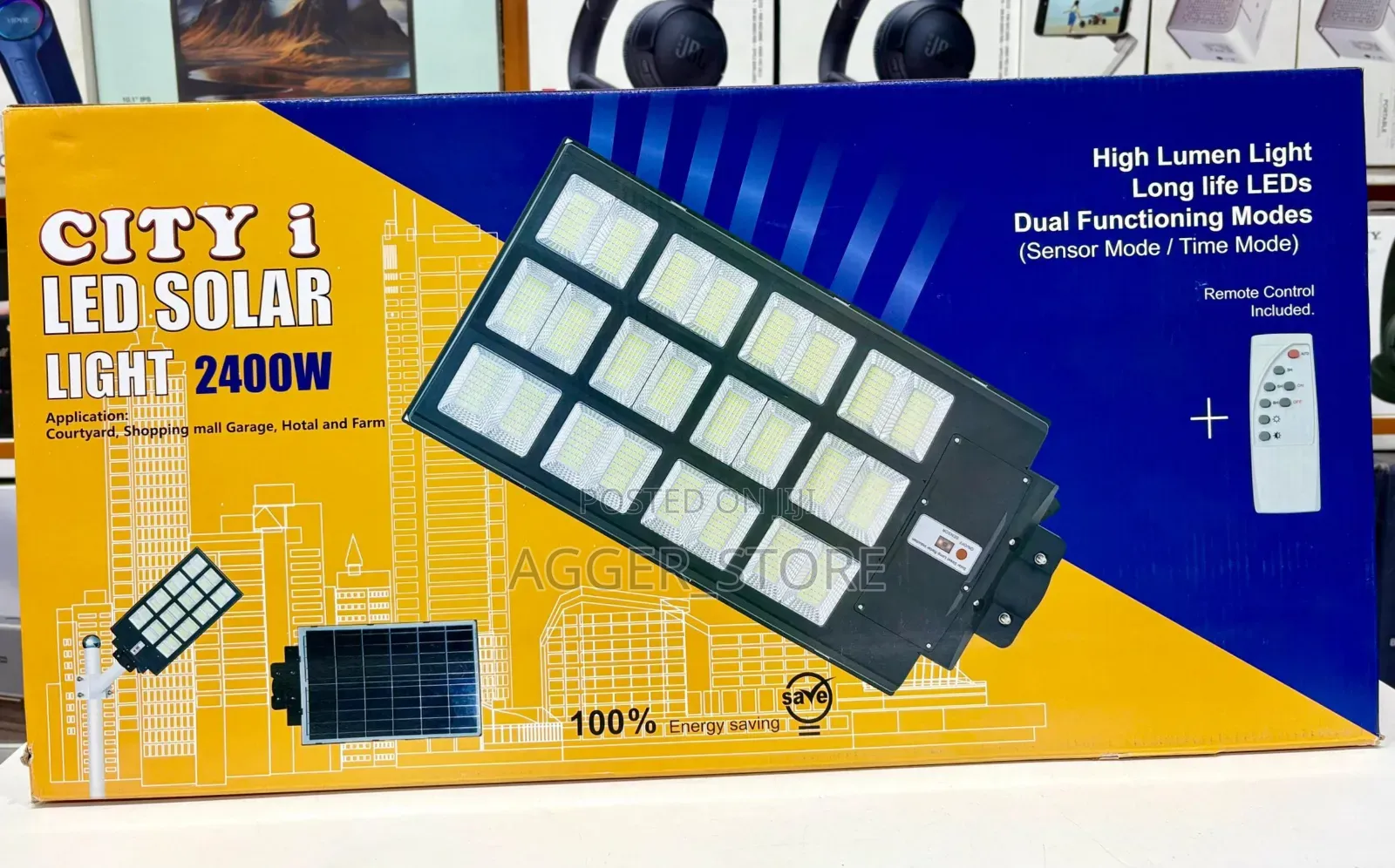 City I Led Solar Lights 1200watts