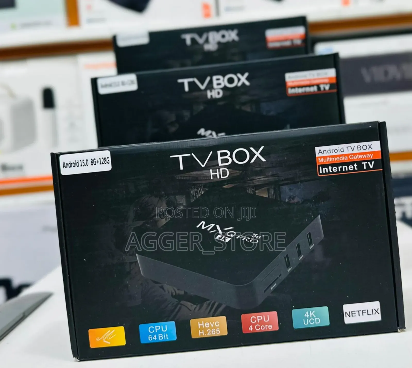 Mx-Q Pro Android Tv Box (Brand New)