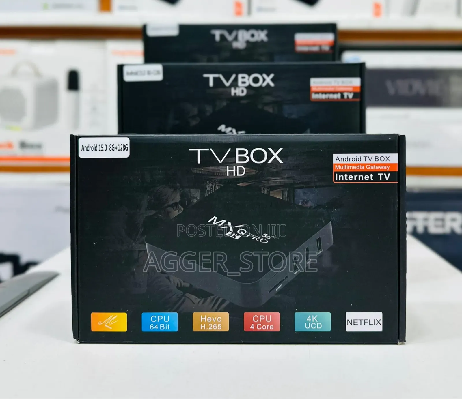 Mx-Q Pro Android Tv Box (Brand New)