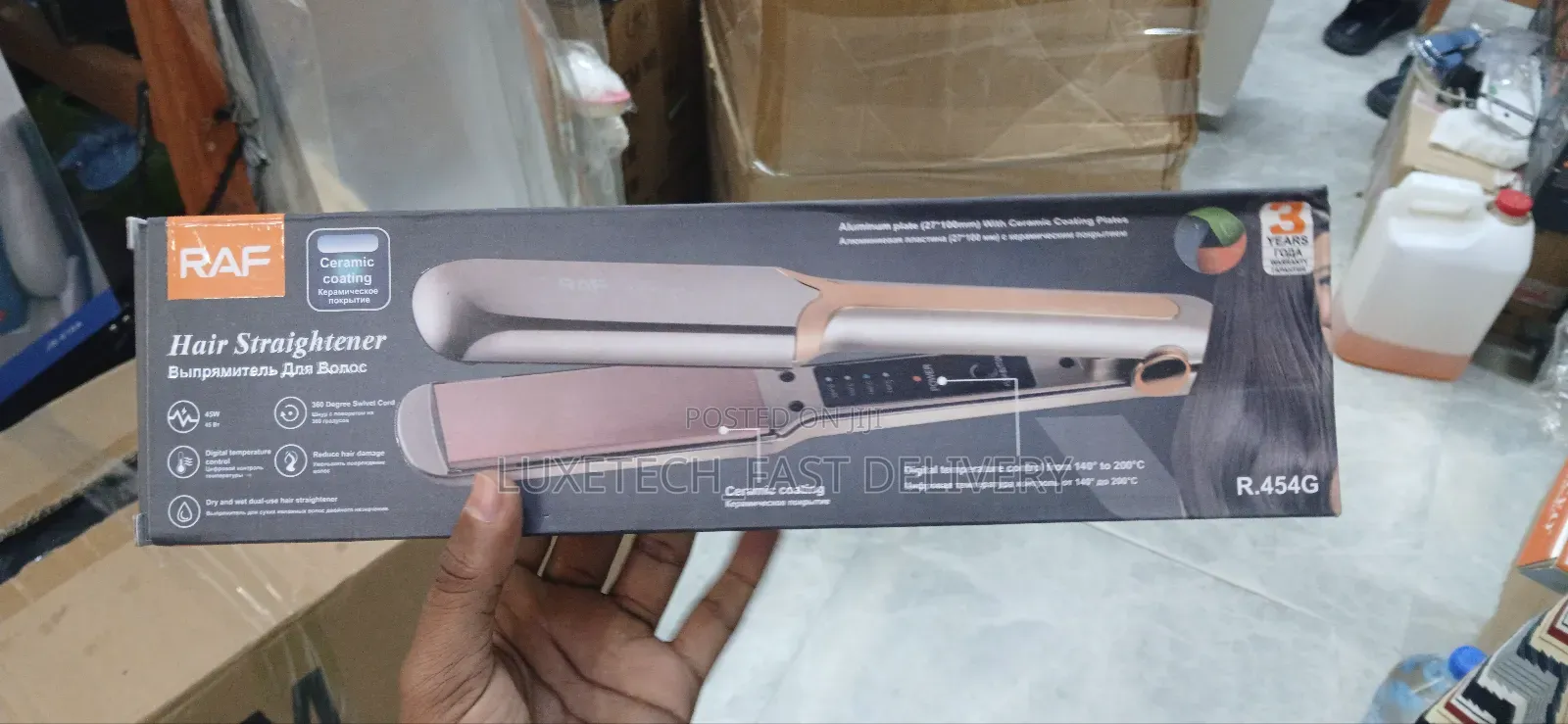 Raf R-454g Hair Straightener