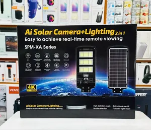 Wi-Fi Solar Camera + Led Lighting 2 in 1 Waterproof