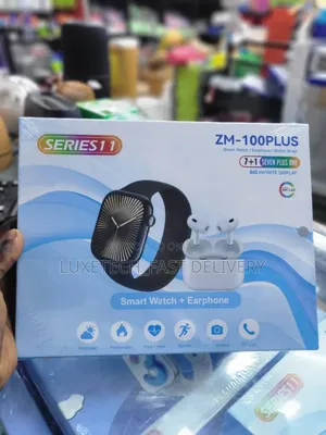 Zm-100plus Series 11 Smartwatch and Earphones Set