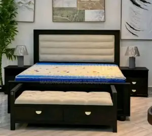 Kitanda Cha Mbao Mix Bedsofa 5/6 Na Bench Lake