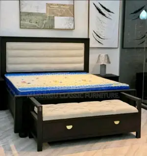 Kitanda Cha Mbao Mix Bedsofa 5/6 Na Bench Lake