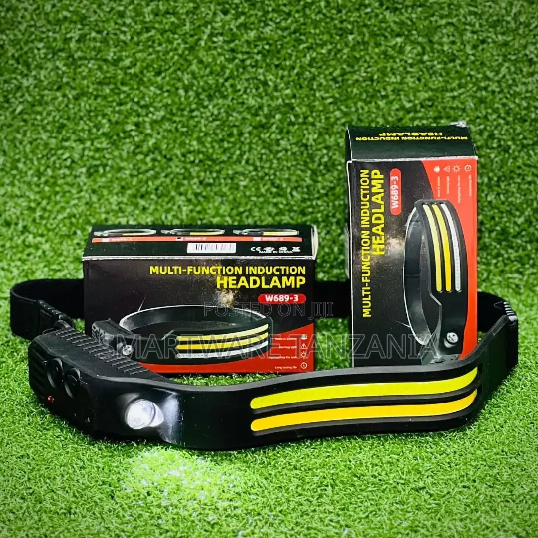 Cob Wide Beam Induction Headlamp for Camping and Hiking