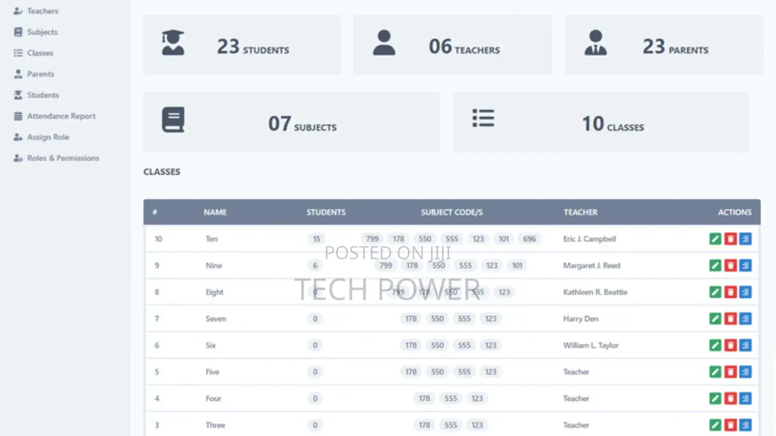 School Management System Software