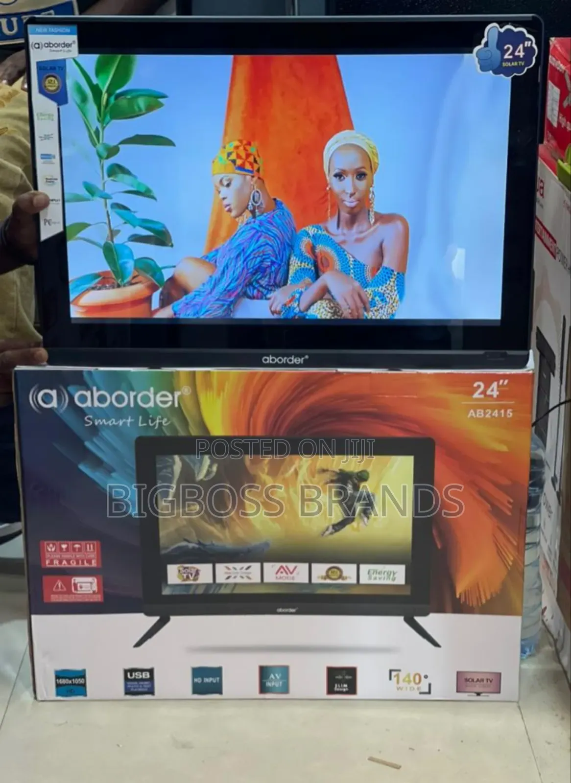 Aborder Tv 24 Inches Double Glass