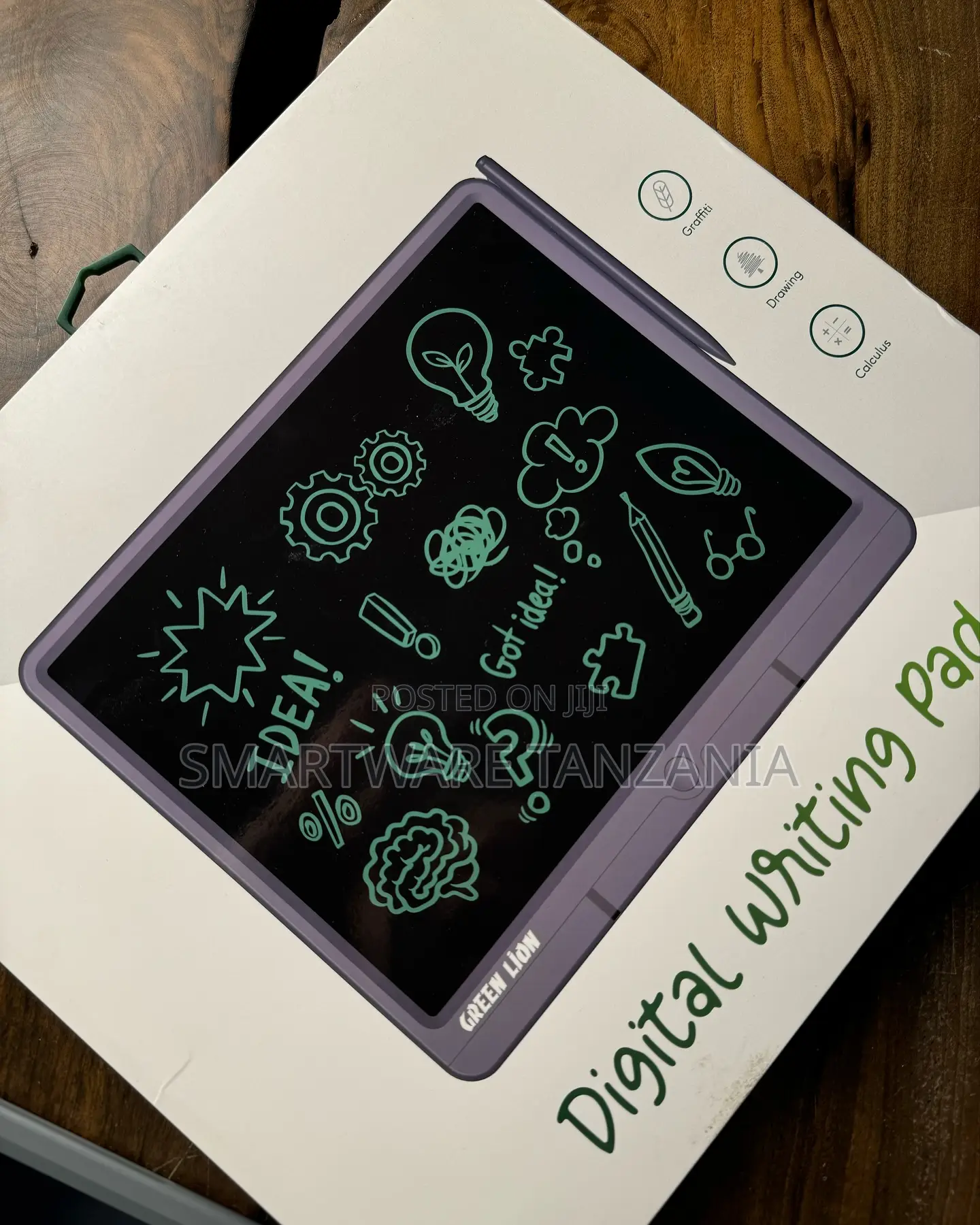 Green Lion LCD Digital Writing Pad for Kids Adults - 15"