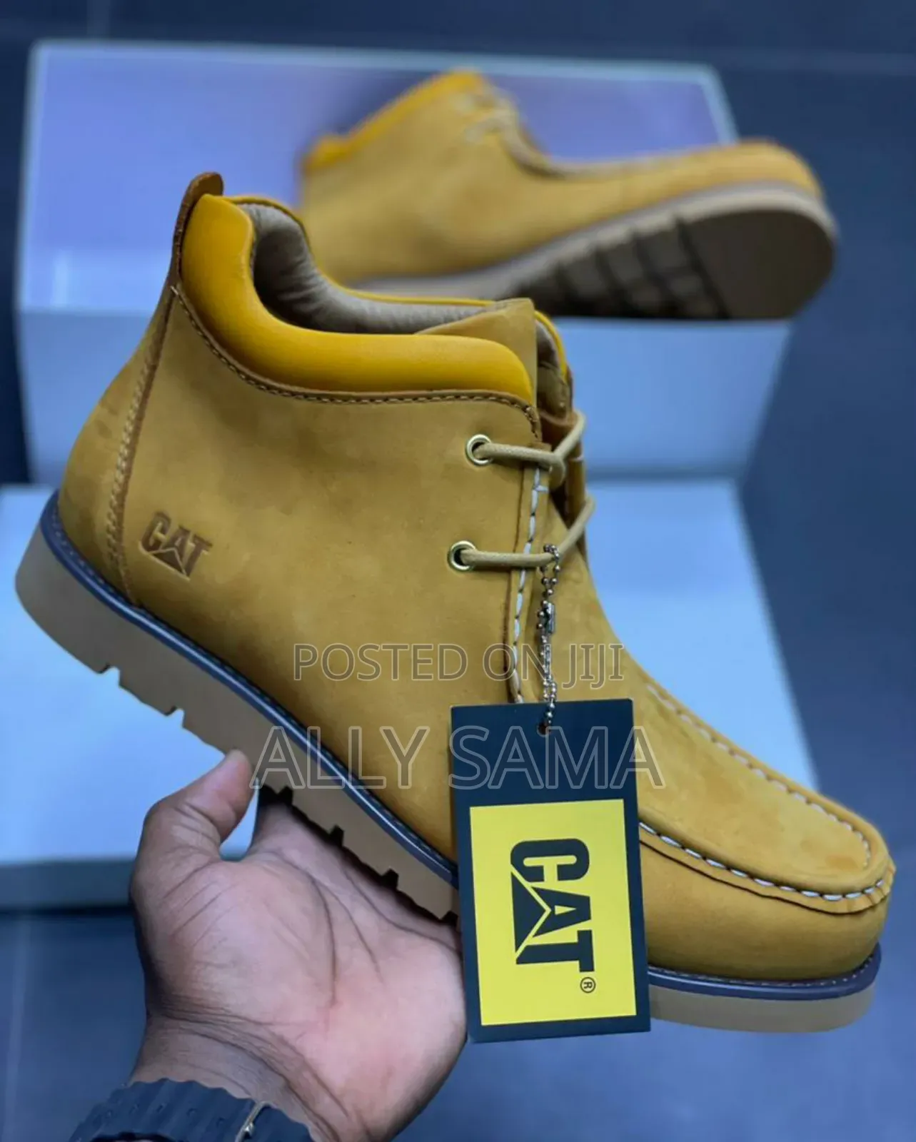 Men's Caterpillar Material Leather Super